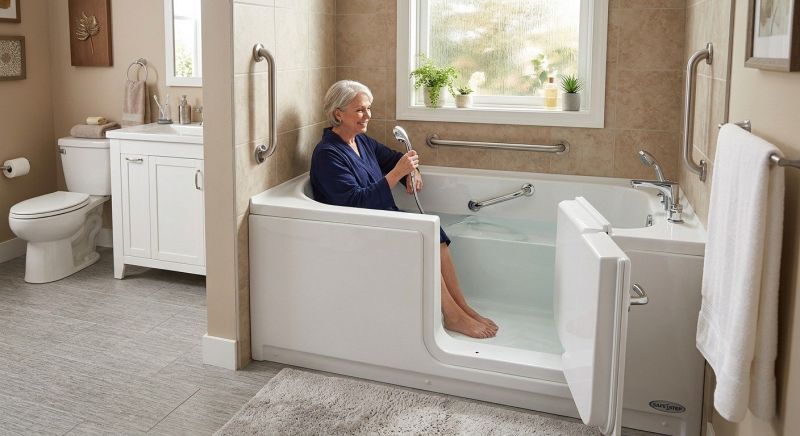 Elderly Bathtub Installation detail